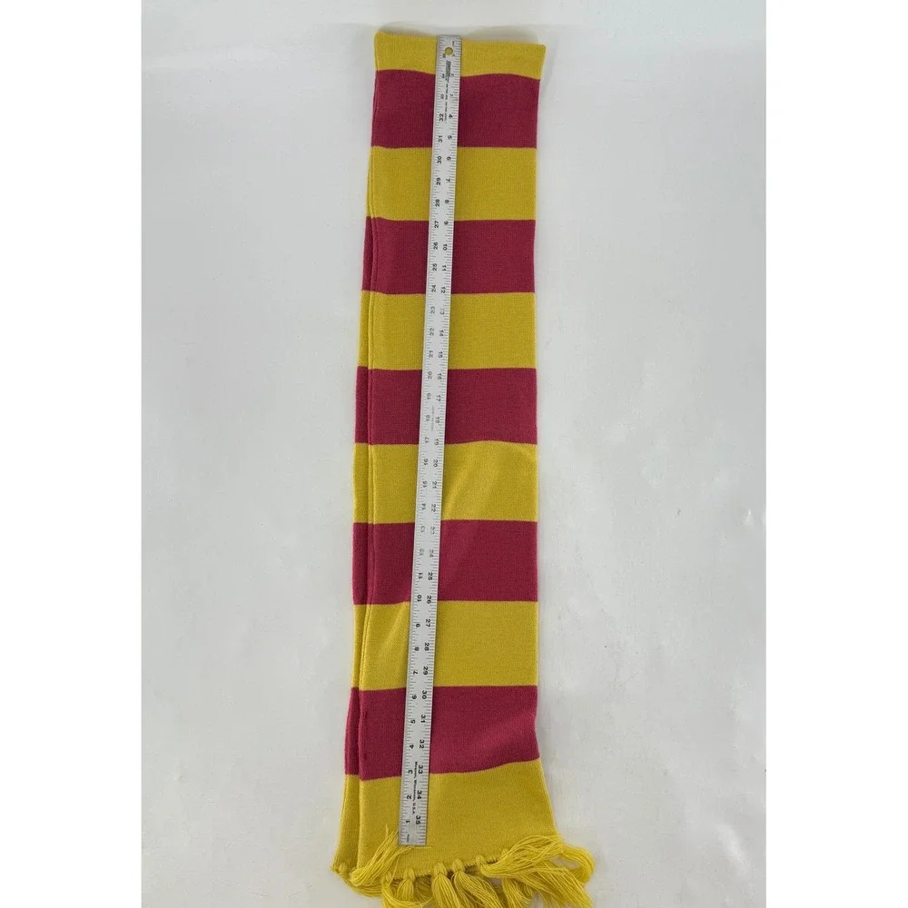 Harry Potter Gryffindor Scarf Striped Knit‎ Tassel Emblem